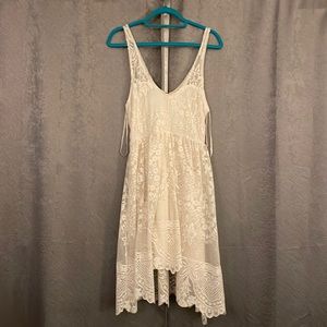 Free People Ivory Lace Dress
